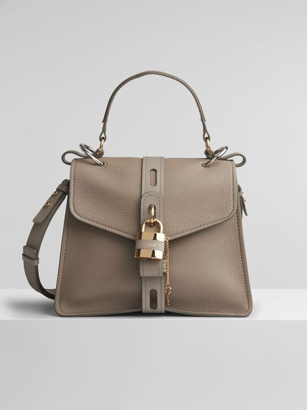 Chloé Bolsos Mujer Aby Day Gris Suede Cowhide NHCT37409